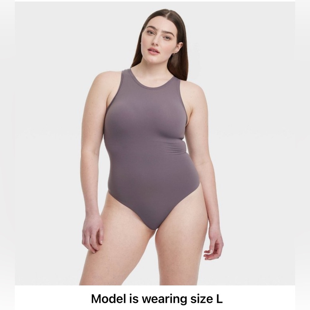 Auden Women's One Piece Bodysuit - Gray XXL